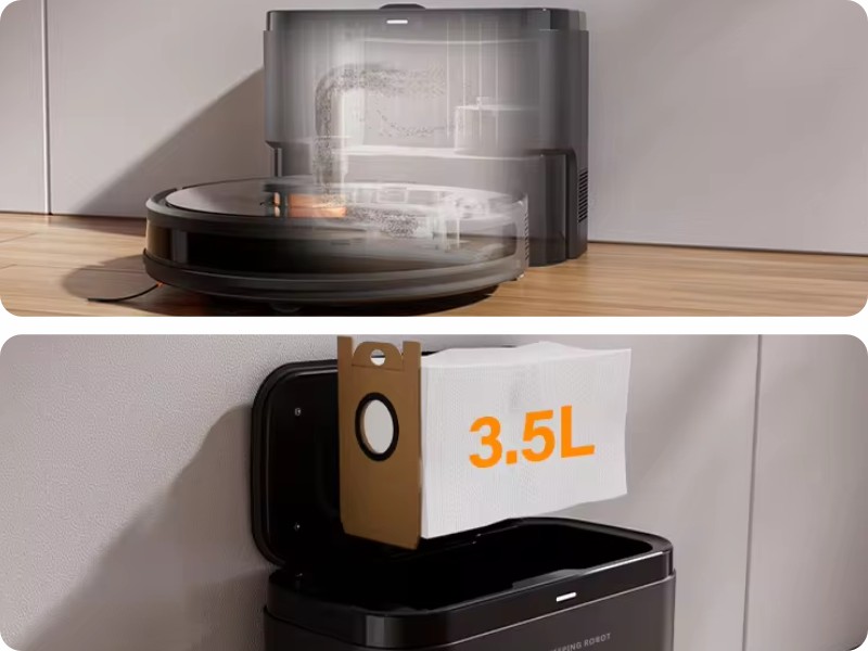 self-cleaning robo vacuum cleaner